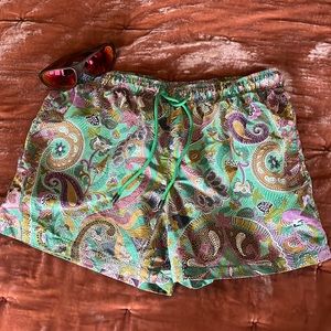 Men’s Etro swim shorts. The size states XXL, but it runs small I would say M-L